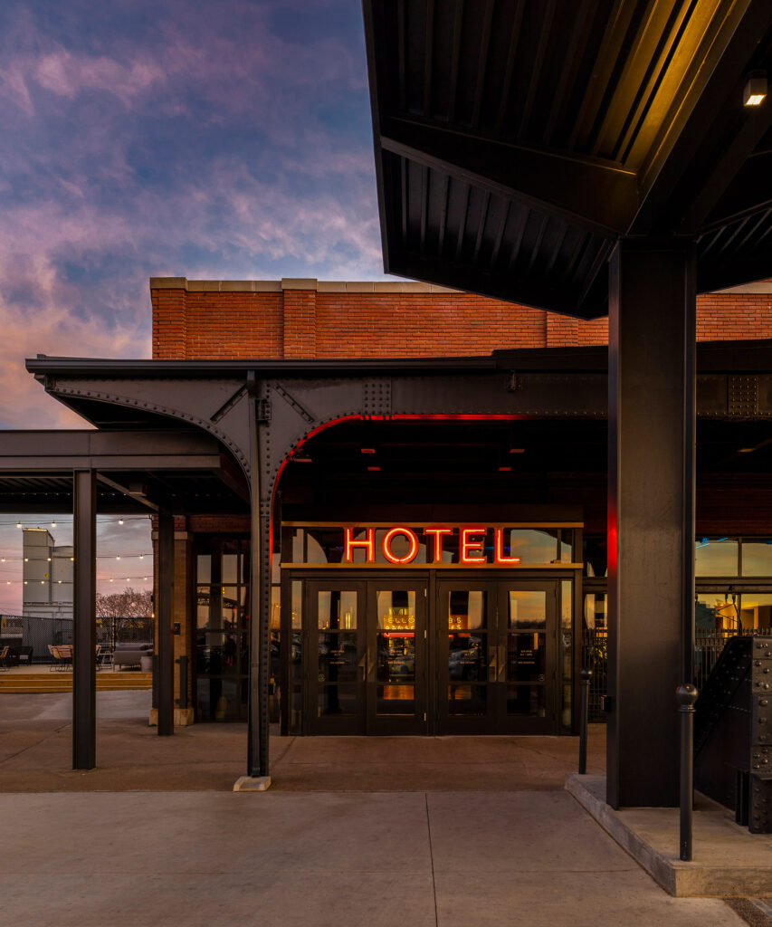 the central station memphis exterior entrance