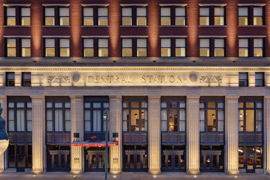 the central station memphis building exterior