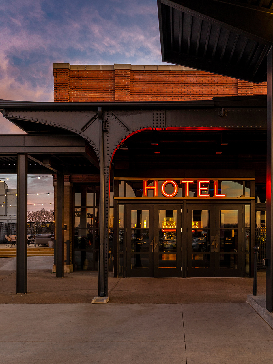 the central station memphis exterior entrance